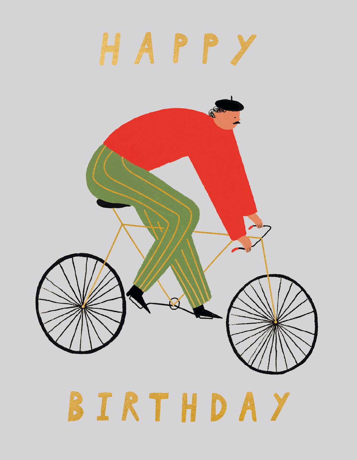 Bicycle Birthday Card