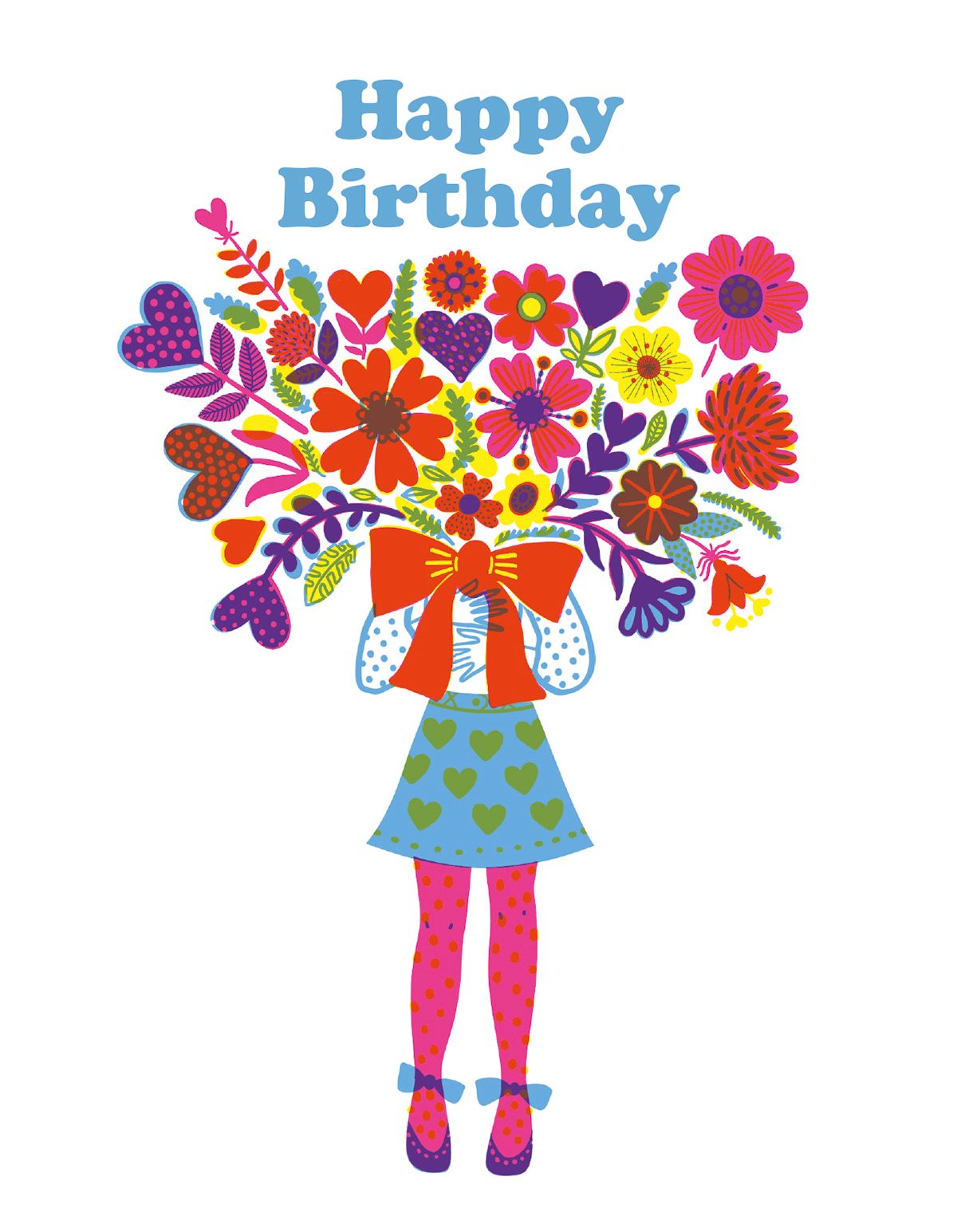 Bouquet Birthday Card