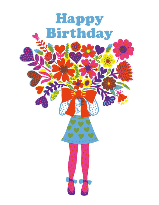 Bouquet Birthday Card