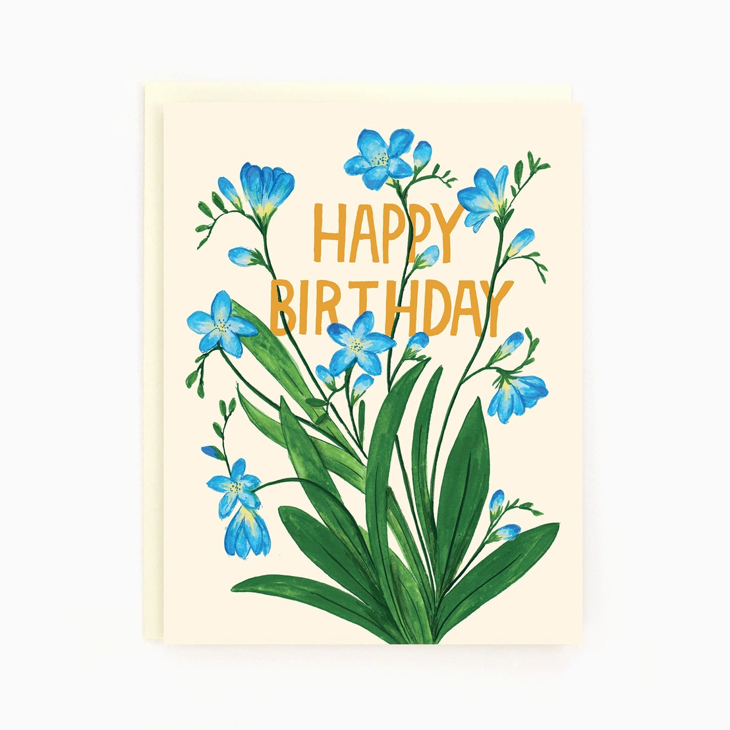 Birthday Freesias Card