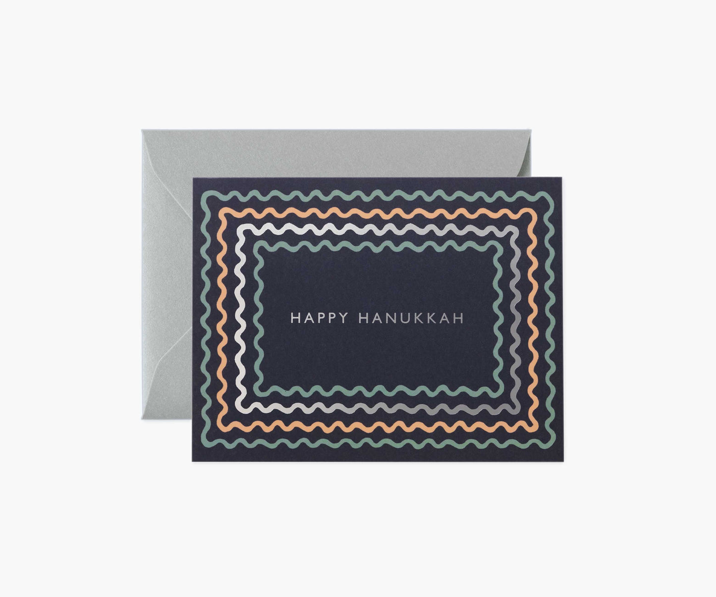 Hanukkah Ribbon Holiday Card