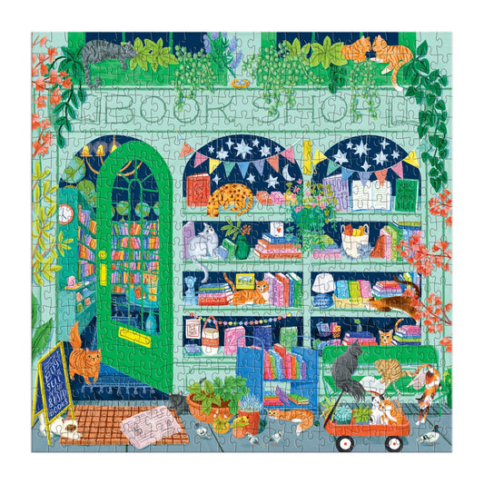 Bookshop Cats 500 Piece Puzzle