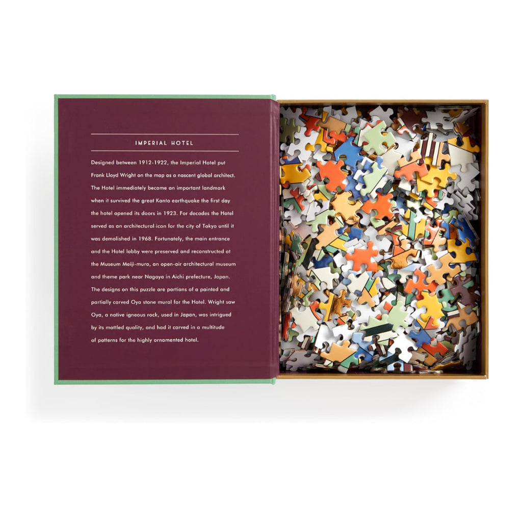 Frank Lloyd Wright Imperial Hotel 500 Piece Book Puzzle
