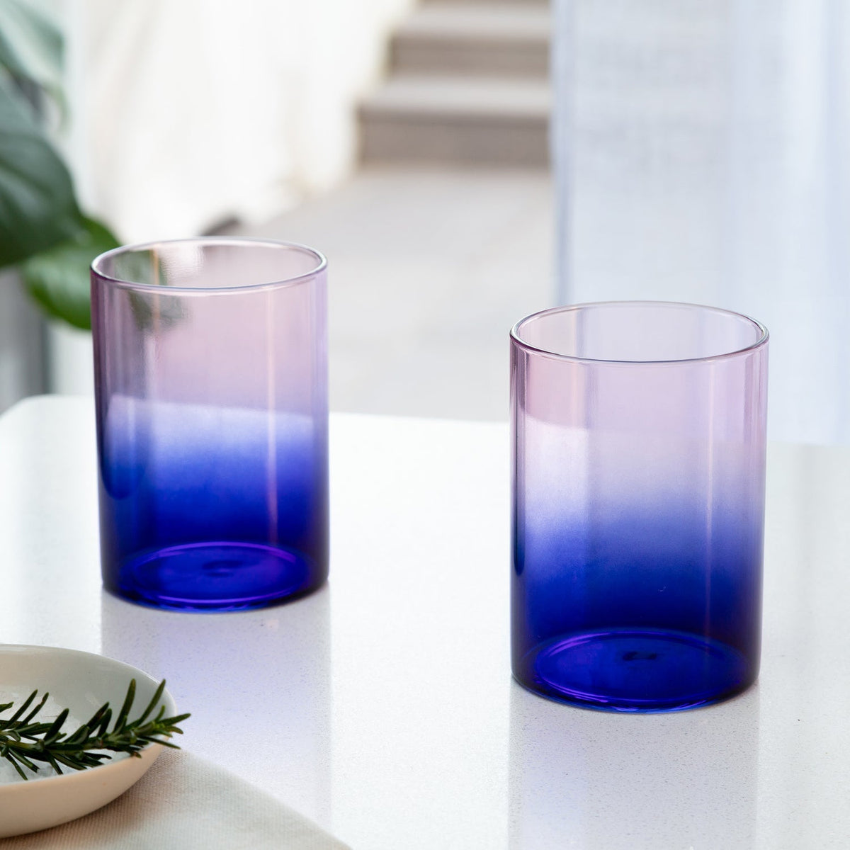 Two Tone Gradient Glass Set