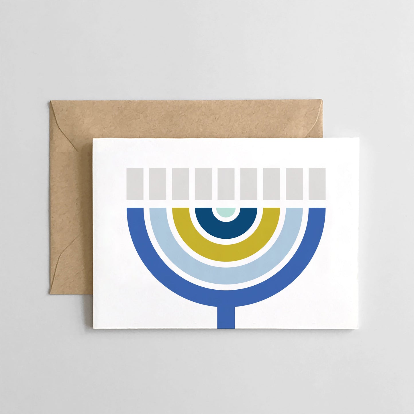 Modern Menorah Card