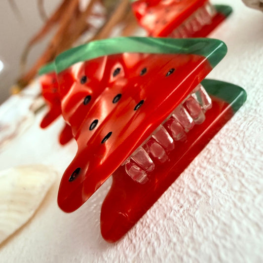 "Lanatus" Mini Watermelon Hair Claw