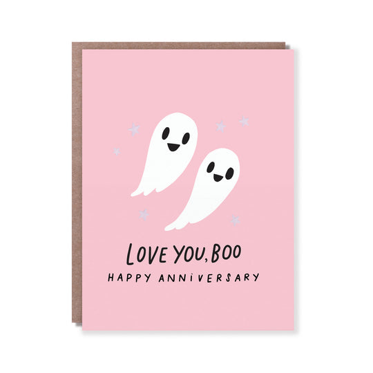 Love You Boo Anniversary Card