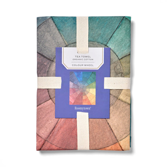 Colourwheel Organic Cotton Tea Towel