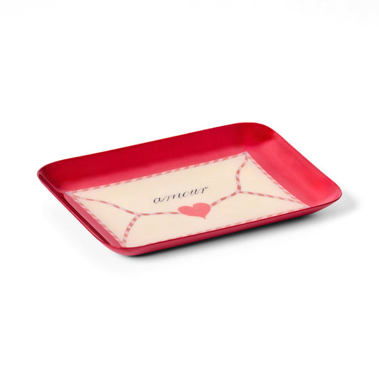 Love Letter Rectangular Enamel Tray