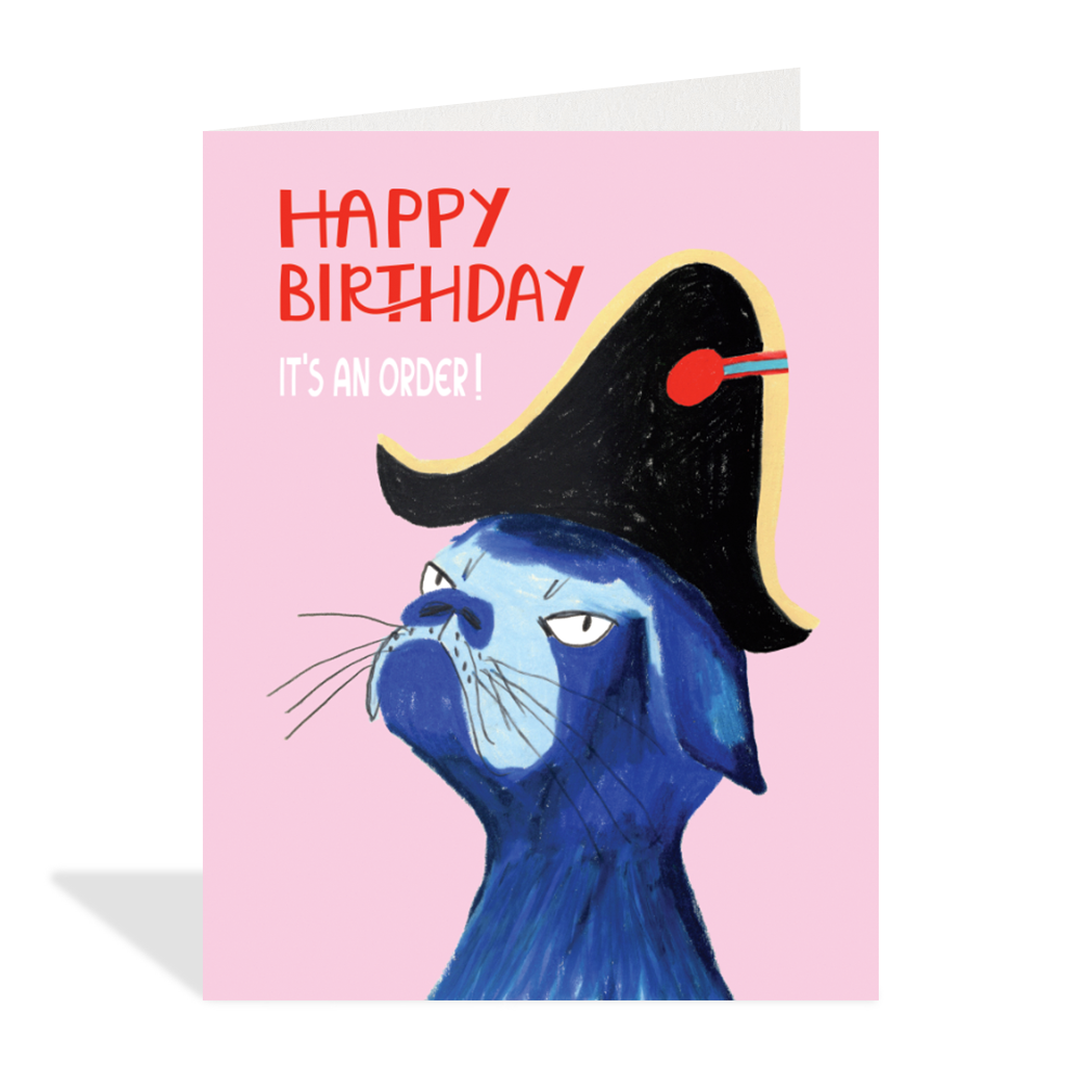 A Birthday Order Card