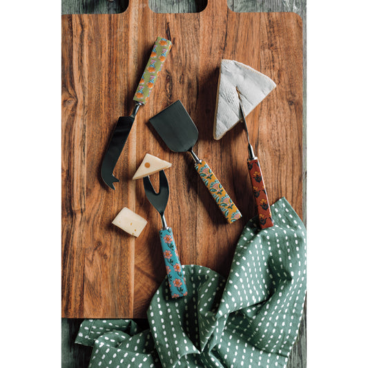 Mosaic Cheese Knives Set