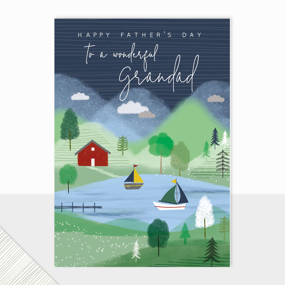 Wonderful Grandad Boat Card