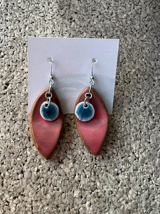 Ceramic Dangle Earrings