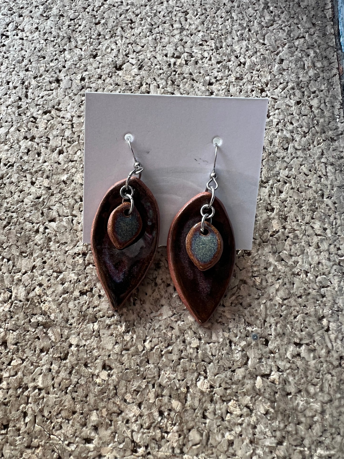 Ceramic Dangle Earrings