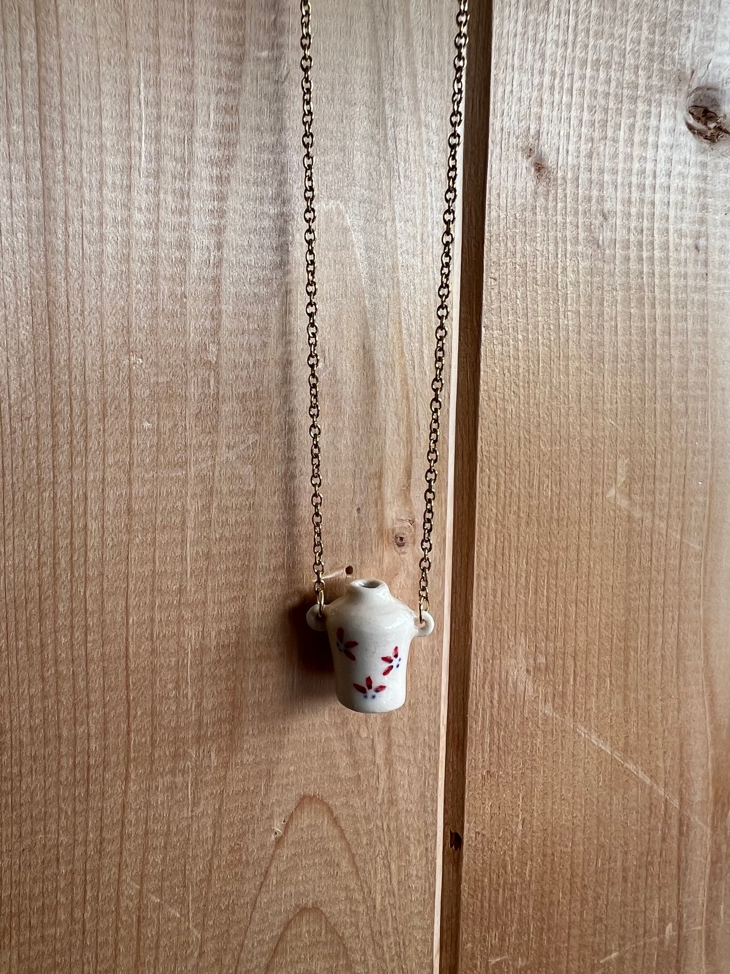 Ceramic Vase Necklace