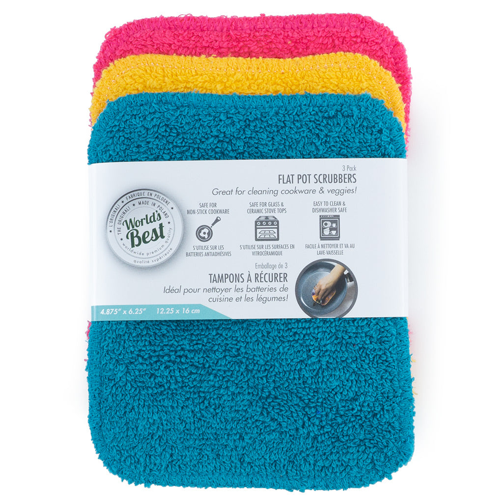 Solid Flat Pot Scrubber