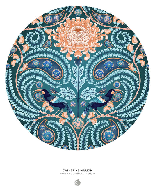 Catherine Marion: Huia and Chrysanthemum 500 Piece Puzzle