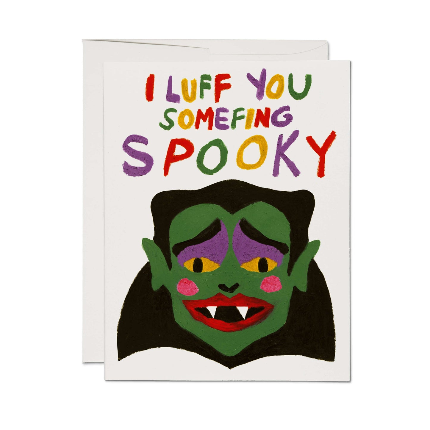 Luff You Something Spooky Card