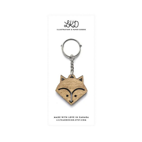 Lily Kao Wooden Keychains