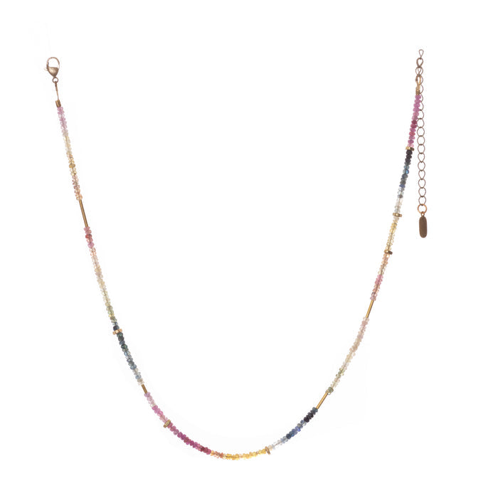 Multi-Sapphire Ombre Necklace