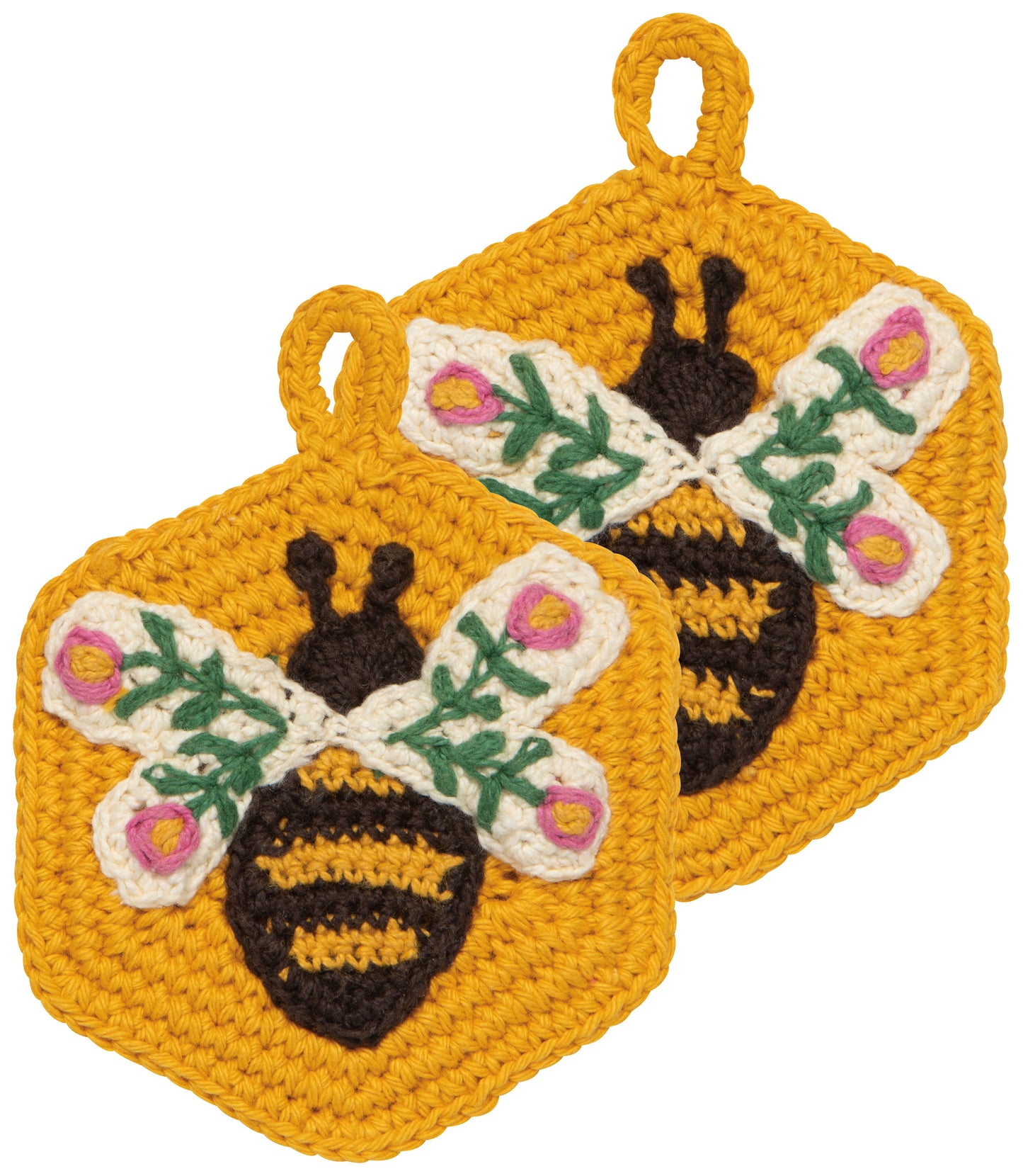 Bee Garden Crochet Sponge Set