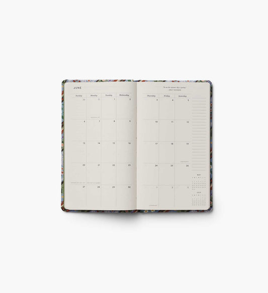 2027 12-Month Paisley Hardcover Pocket Planner