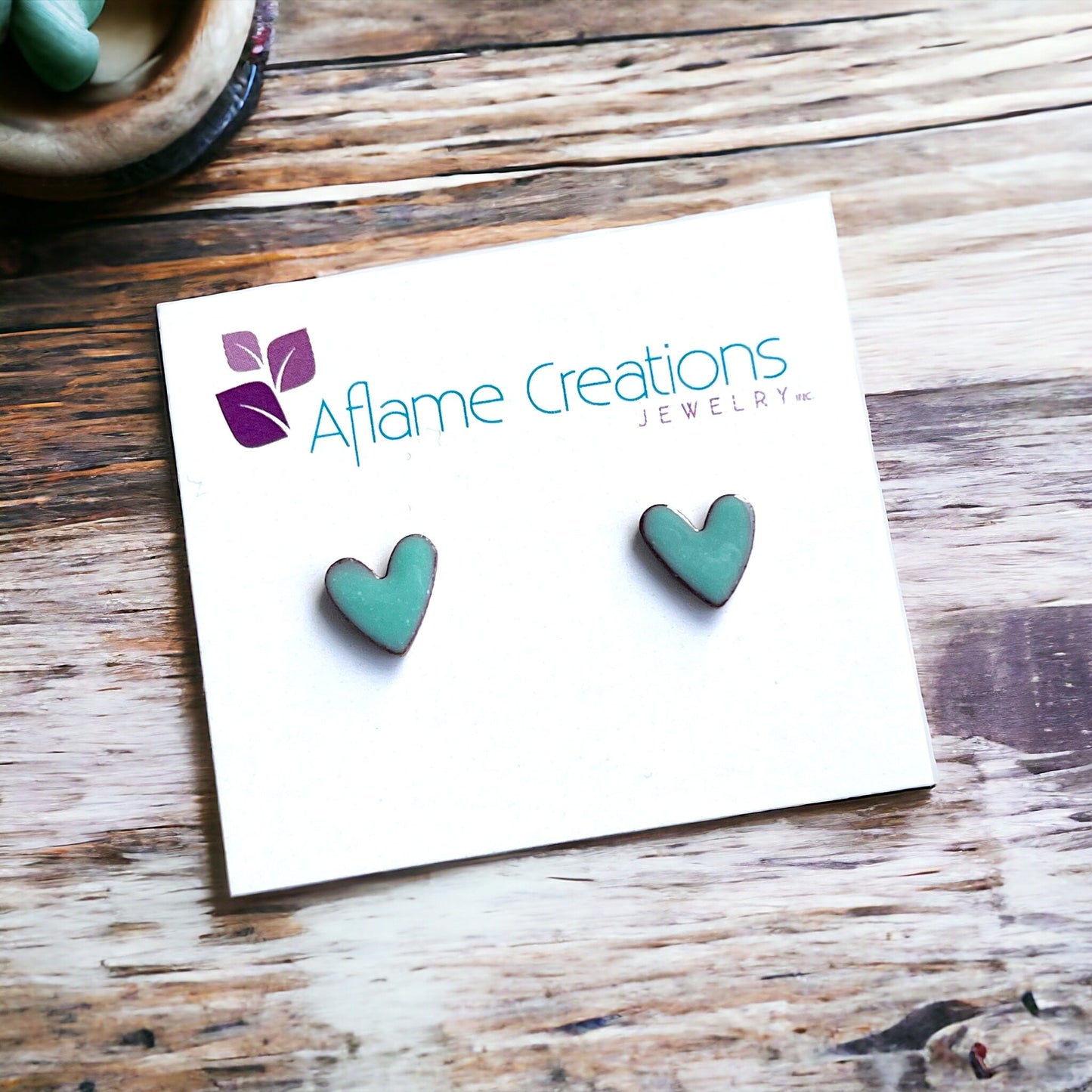 Heart Stud Earrings