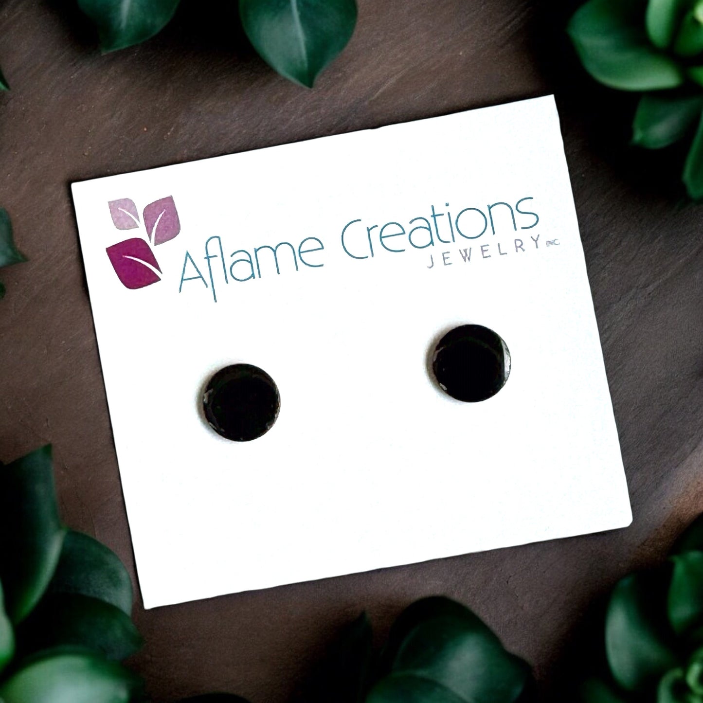Palette Circle Stud Earrings