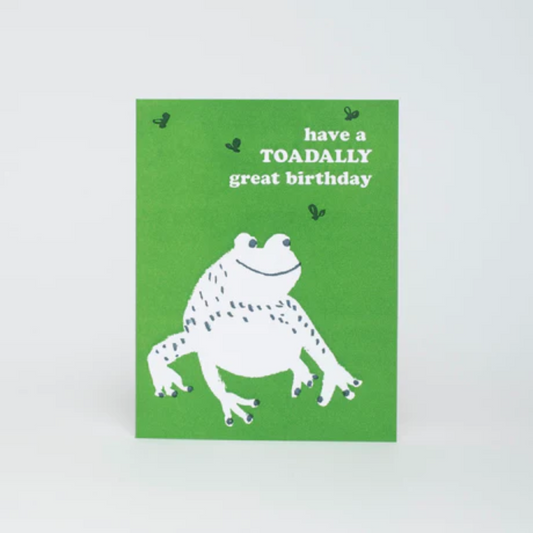 Toad Birthday Card
