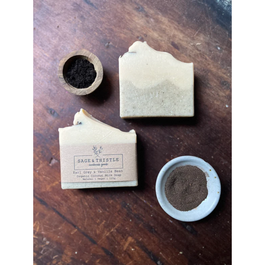 Earl Grey and Vanilla Bean Organic Coconut Milk Soap