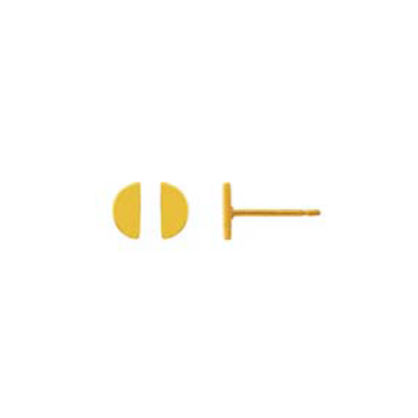 Half Circle Studs