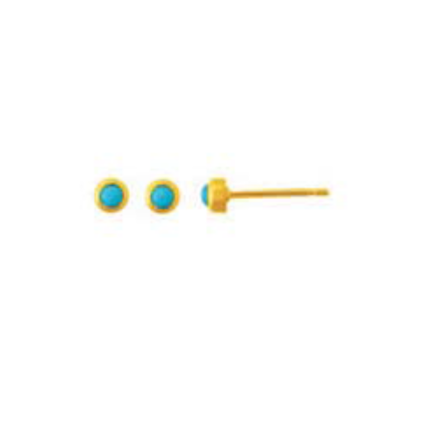 Micro Turquoise Stud