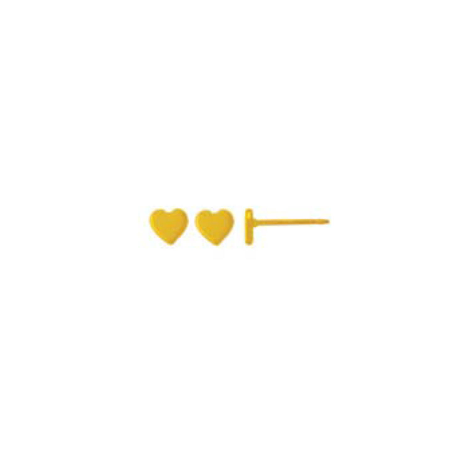 Tiny Heart Studs