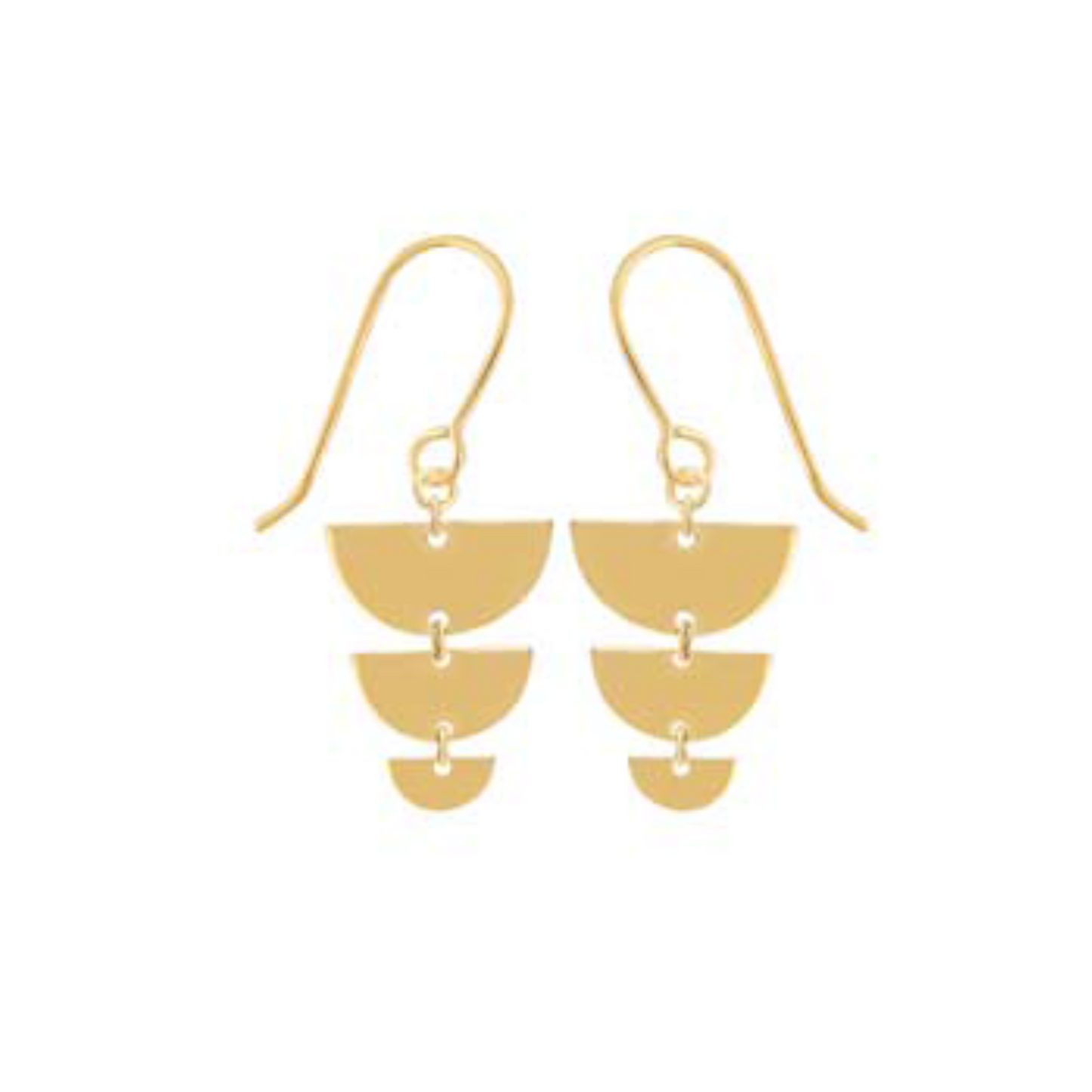Descending Half Circles Earrings