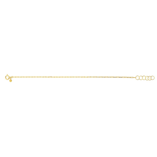 Fine Parallel Chain Gold Bracelet