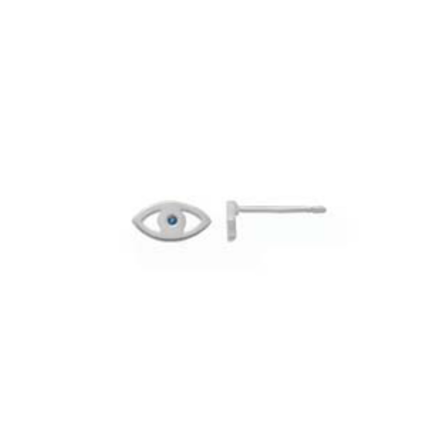 Eye with Blue Sapphire Studs