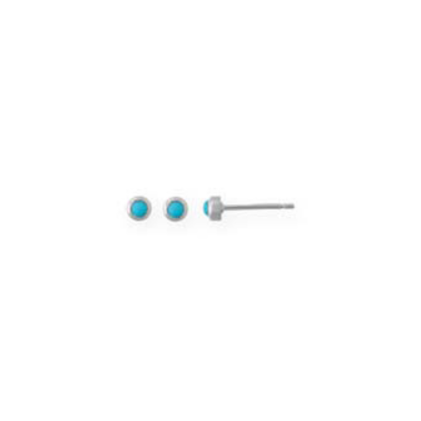 Micro Turquoise Stud