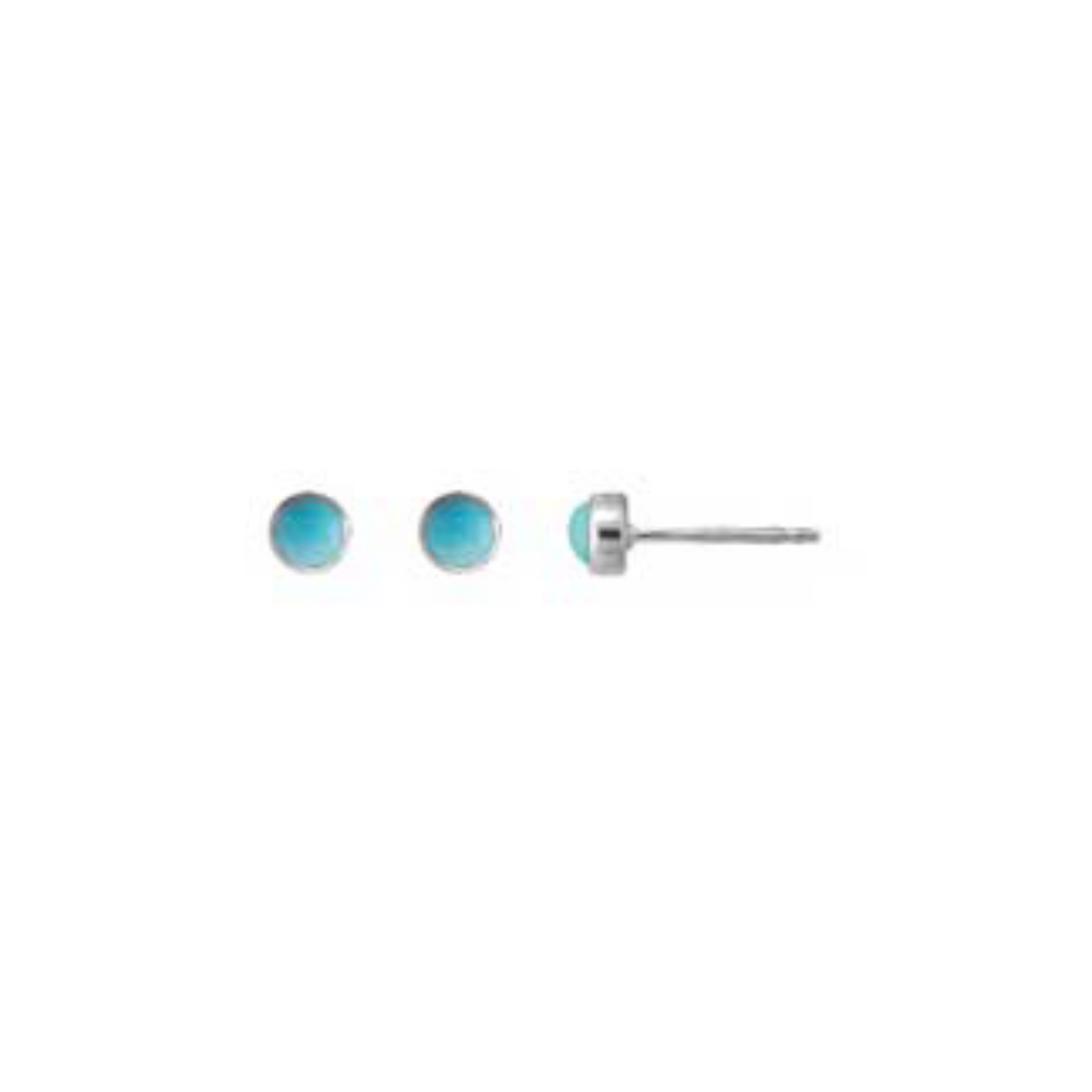 Turquoise Bead Studs