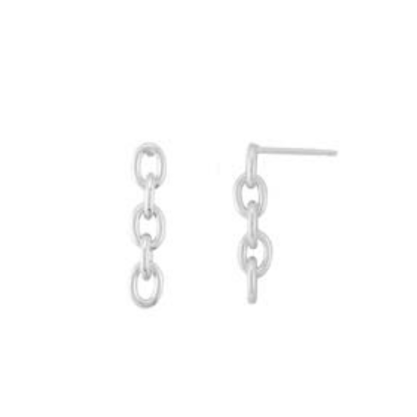 Oval Chain Link Studs