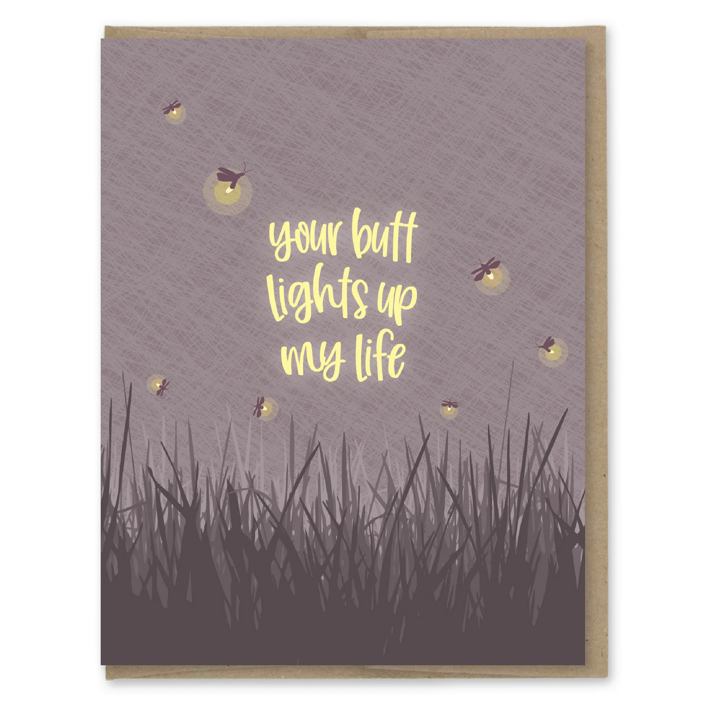 Butt Lights Firefly Love Card