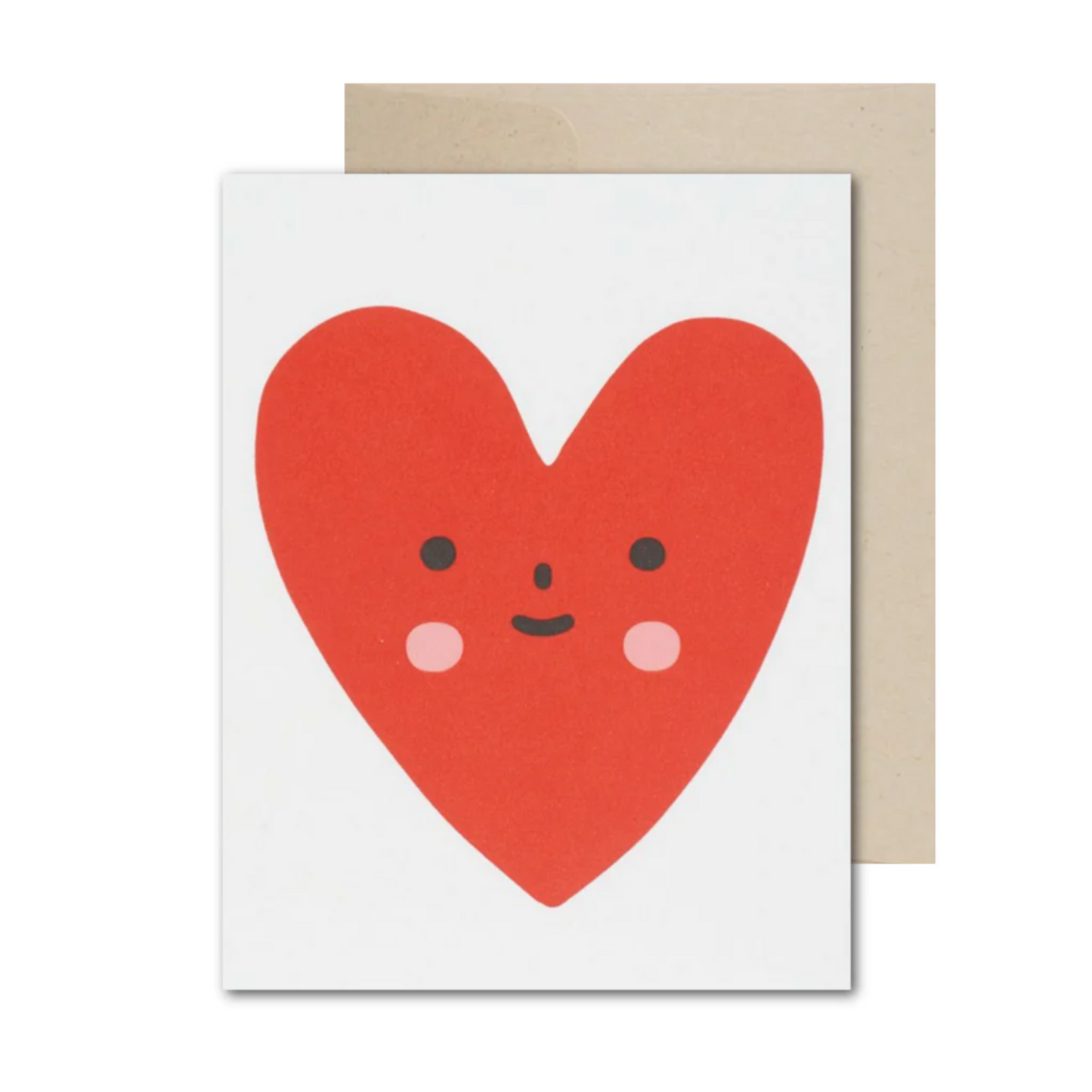 Blush Heart Love Card