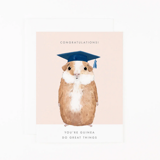 Guinea Do Great Things Grad Card