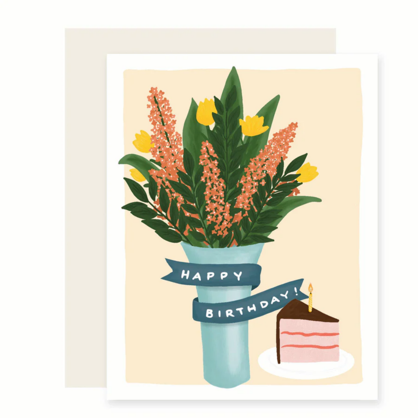 Bouquet Birthday Card