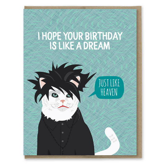 The Cure Cat Birthday Card