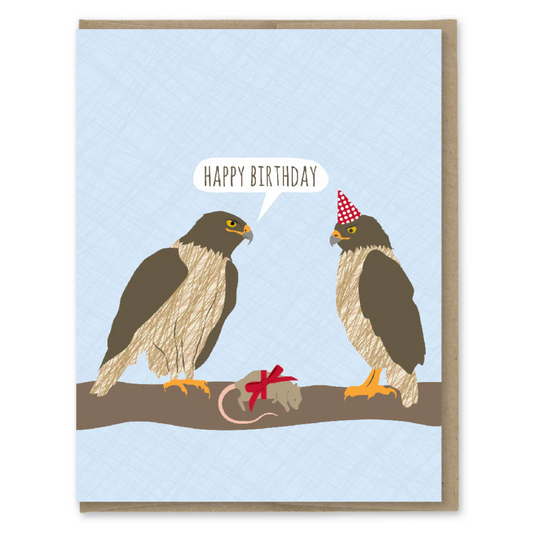 Hawks Awesome Birthday Card