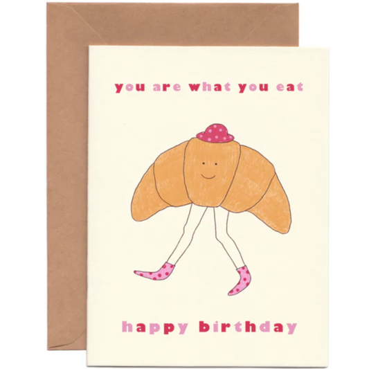 Birthday Croissant Card