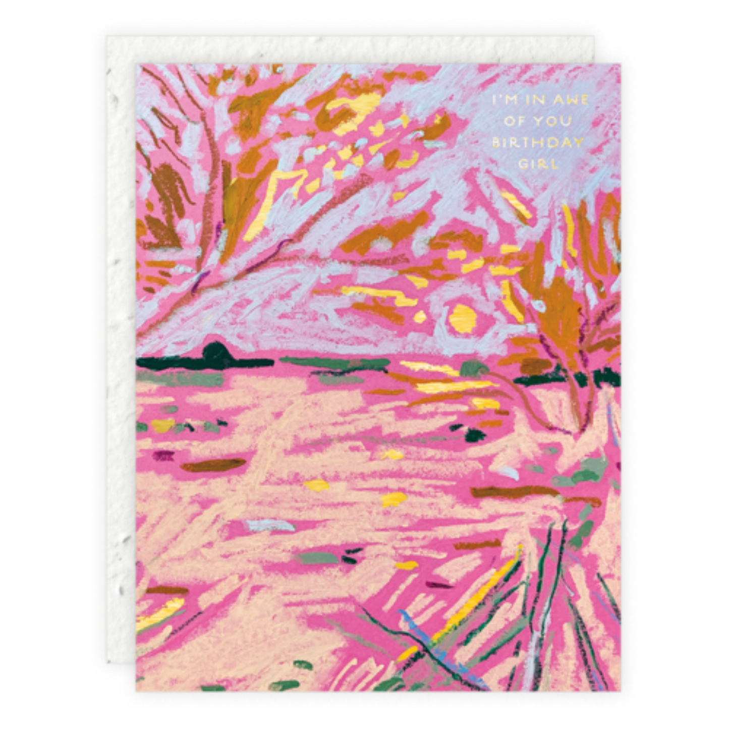 Electronic Moonrise Birthday Card