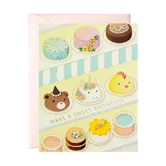 Pastry Shop Birthday Card