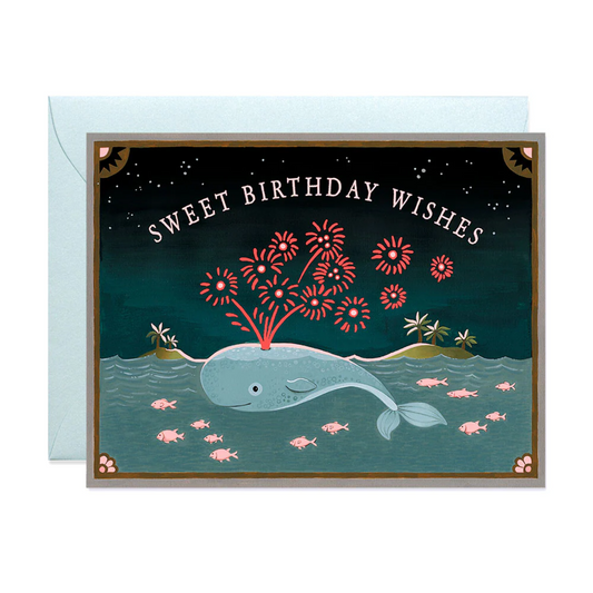 Whale Birthday Card
