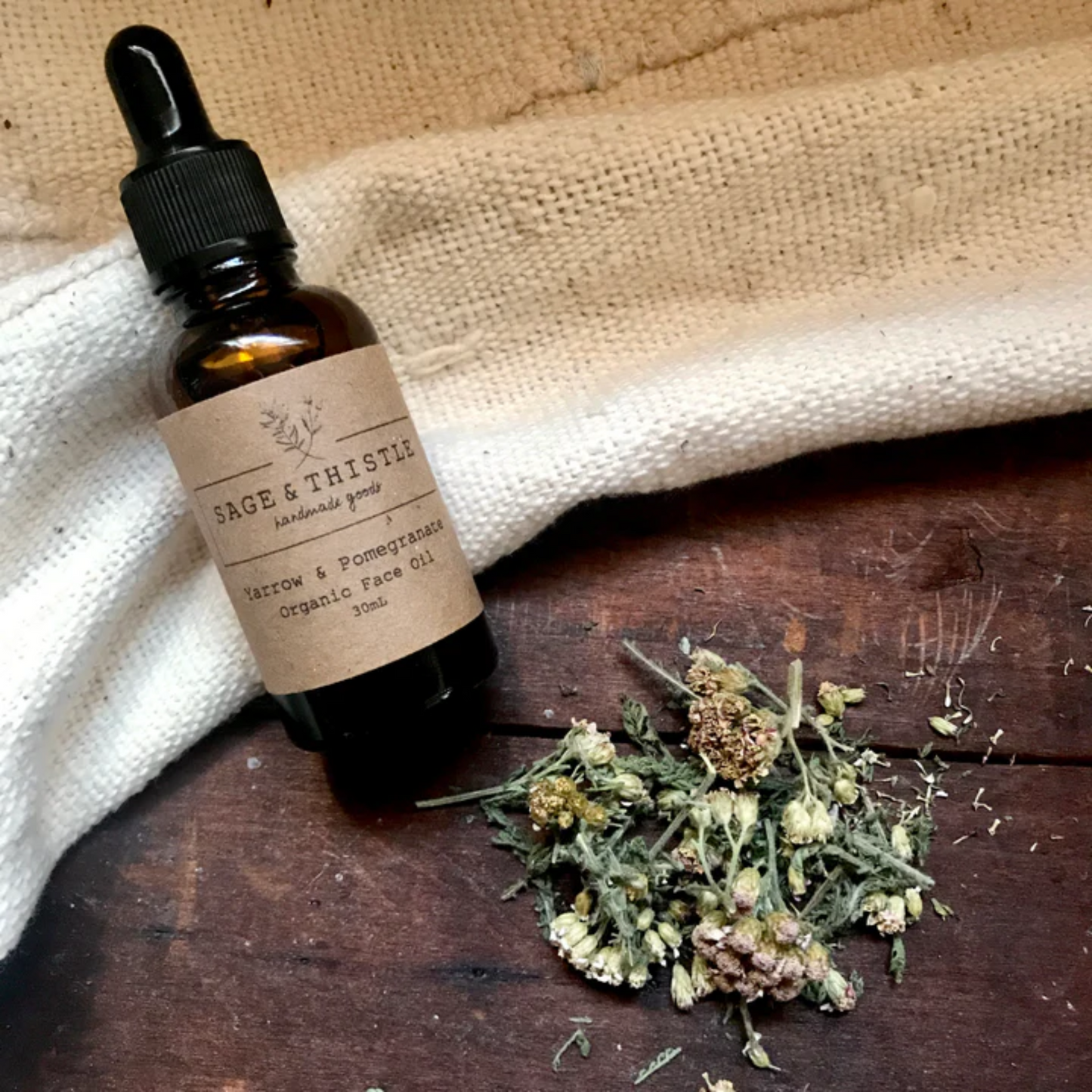 Yarrow & Pomegranate Nourishing Face Oil with Squalane